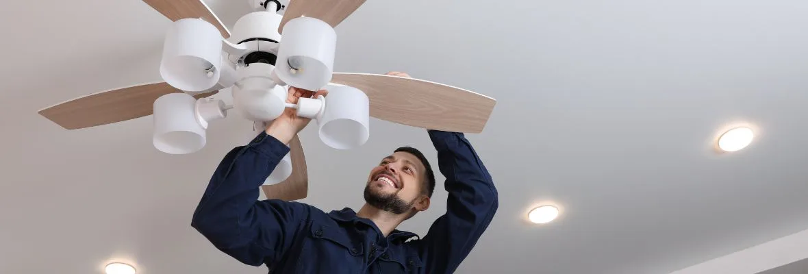 Image of a professional electrician used for the page: Electrical Installations