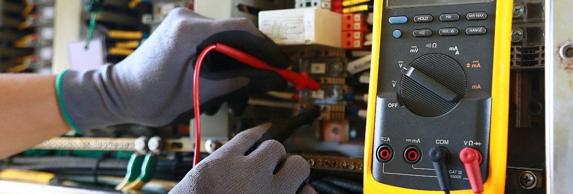 Photograph of a voltmeter for the Electrical Troubleshooting section