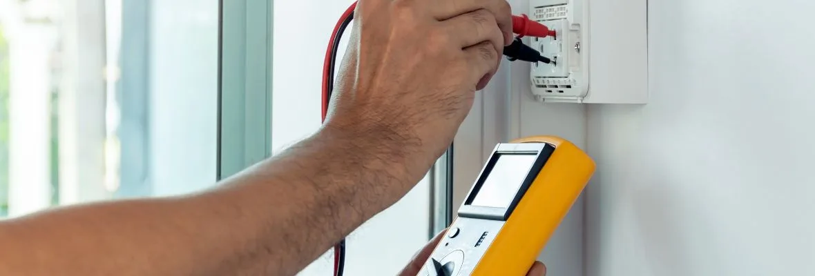 Another photo of a voltmeter for the Electrical Troubleshooting section